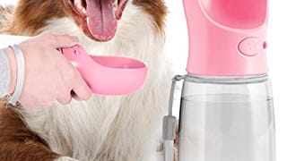 MalsiPree Dog Water Bottle, Leak Proof Portable Travel...