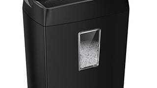 bonsaii Paper Shredder for Home Use, 6-Sheet Cross-Cut...