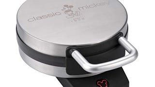 Disney DCM-1 Classic Mickey Waffle Maker, Brushed Stainless...
