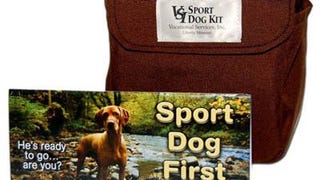 VSI Sport Dog First Aid Kit Heavy Duty Classic Brown Travel...