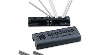 Spyderco Tri-Angle Sharpmaker with Safety Rods, Instructional...