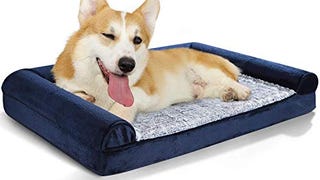 rabbitgoo Pet Dog Bed 36" x 27" with Removable Cover...