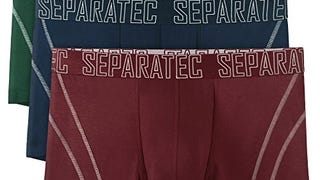 Separatec Men’s Underwear Super Soft and Moisture Wicking...