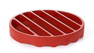 OXO Good Grips Silicone Pressure Cooker Roasting Rack,Red,...