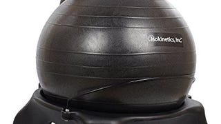 Isokinetics Inc. Balance Exercise Ball Chair - Black 52cm...