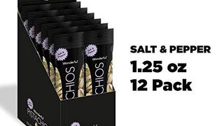 Wonderful Pistachios, Salt and Pepper Flavored Nuts, 1....