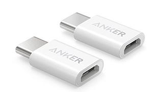 [2 in 1 Pack] Anker USB-C (Male) to Micro USB (Female) Adapter,...