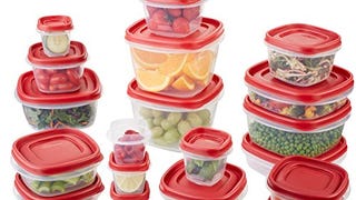 Rubbermaid Easy Find Lids Food Storage Containers, Racer...