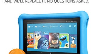Fire 7 Kids Edition Tablet, 7" Display, 16 GB, Blue Kid-...