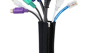 Pack of 5, Sumsonic 20" Neoprene Cable Management Sleeve...