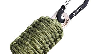 Gonex Survival Grenade Keychain Emergency Survival Kit,...