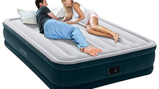 Intex Dura-Beam Series Elevated Comfort Airbed with Built-...