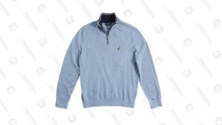 Nautica Classic Quarter-Zip Sweater