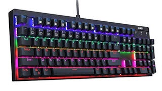 AUKEY Mechanical Keyboard LED Backlit Gaming Keyboard with...