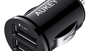 Car Charger, AUKEY Mini USB Cell Phone Car Aapter 24W/4....