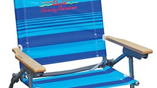 Tommy Bahama 5 Position Classic Lay Flat Beach Chair - Blue...