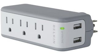 Belkin Mini 5W 3-Outlet Swivel Travel Charger with Dual...