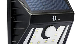 1byone Solar Motion Sensor Light, Weatherproof Outdoor...