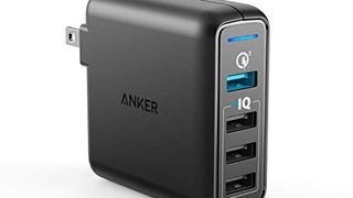 Anker Quick Charge 3.0 43.5W 4-Port USB Wall Charger, PowerPort...