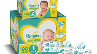 Pampers Baby Diapers and Wipes Starter Kit (2 Month Supply)...