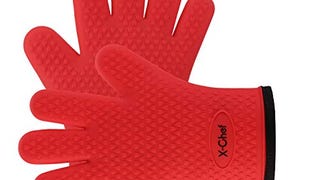 X-Chef Silicone Oven Gloves, Heat Resistant Silicone Oven...
