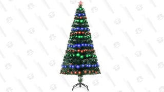 Artificial Fir Christmas Tree With Multi-Colored Lights