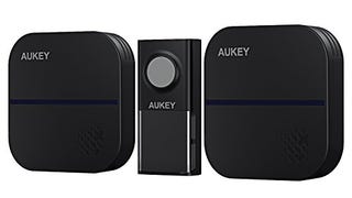 AUKEY Wireless Doorbell with 492ft Max Wireless Operating...