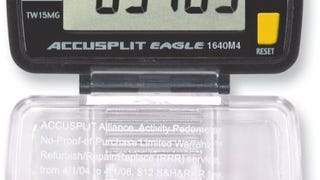 ACCUSPLIT Eagle AE1640M4 Step and Distance Pedometer