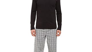 Calvin Klein Men's Long Sleeve Top and Woven Bottom Pajama...