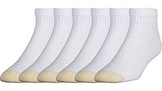 GOLDTOE Men's 656P Cotton Ankle Athletic Socks, Multipairs,...