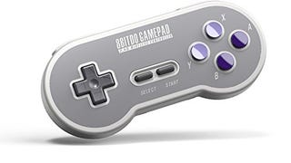 8Bitdo Sn30 2.4G Wireless Controller for SNES Classic Edition...