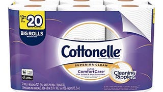 Cottonelle Ultra ComfortCare Soft Toilet Paper, 12 Big...