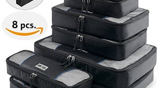 Travel Packing Cubes Set (8 Organizers)