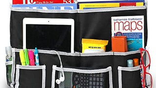 Fancii 10 Pocket Bedside Caddy - Hanging Storage Organizer...