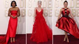 Image for Golden Globes 2024: The Red Carpet Matches the Drapes