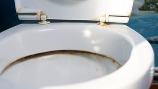 How to Clean Mineral Stains From Your Toilet