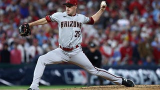 Arizona Diamondbacks relief pitcher Joe Mantiply (35) in the