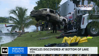 Police Begin Recovering 32 Cars From Florida Lake And Sorting