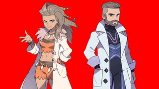 RSA now finally on BlueSky! on X: Pokémon Scarlet and Pokémon Violet  character artwork and screenshot of Professor Sada and Professor Turo. # Pokemon #ScarletViolet  / X