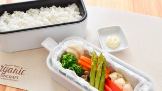 One-person bento box-sized rice cooker gets double-decker version