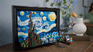 This New Lego Set Is Inspired by Vincent van Gogh's Famous 'The Starry  Night' Painting