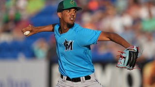 Miami Marlins' Eury Perez makes solid MLB debut, but Reds win