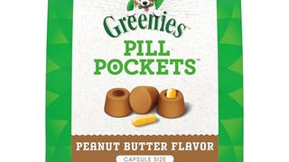 Greenies Pill Pockets Large Size Soft Dog Treats for Capsules,...