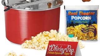 Whirley Pop Popcorn Maker - Aluminum, Metal Gear, Color-...