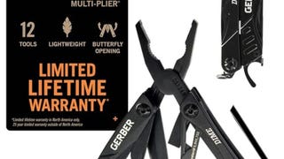 Gerber Gear Dime 12-in-1 Mini EDC Multitool - Needle Nose...