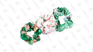 Mickey and Minnie Mouse Tropical Hair Scrunchie Set