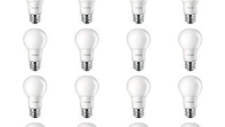 Philips LED Frosted A19 Light Bulb, Non-Dimmable, 800 Lumen,...