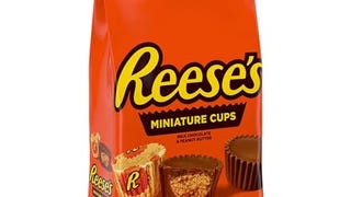 REESE'S Miniatures Milk Chocolate Peanut Butter Cups, Candy...