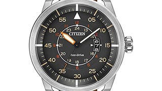 Citizen’s Men’s Eco-Drive 3-Hand Date Avion Watch with...