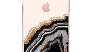 Casery Black and Gold Agate Phone Case for iPhone 11 11H-...